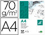 BLOCO DE PAPEL VEGETAL LIDERPAPEL DIN A4 210X297MM 70 GR BOLSA DE 12 FOLHAS