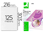 BOLSA DE PLASTIFICAR Q-CONNECT 303 X 216 MM 125 MICRONS DIN A4 AUTOADESIVAS CAIXA DE 25 UNIDADES