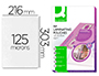 BOLSA DE PLASTIFICAR Q-CONNECT 303 X 216 MM 125 MICRONS DIN A4 MATE SEM REFLEXOS CAIXA DE 100 UNIDADES