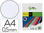 CAPA DE ENCADERNACAO LIDERPAPEL POLIPROPILENO DIN A4 0.5 MM TRANSPARENTE PACK DE 100 UNIDADES