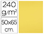 CARTOLINA LIDERPAPEL 50X65 CM 240 GR AMARELO LIMAO PACK DE 25 UNIDADES