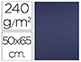 CARTOLINA LIDERPAPEL 50X65 CM 240 GR AZUL SAFIRA PACK DE 25 UNIDADES