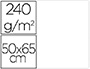 CARTOLINA LIDERPAPEL 50X65 CM 240 GR BRANCO PACK DE 25 UNIDADES