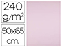 CARTOLINA LIDERPAPEL 50X65 CM 240 GR ROSA PACK DE 25 UNIDADES