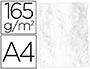 PAPEL DE COR LIDERPAPEL PERGAMINHO COM CANTOS A4 165 GR CINZA EMBALAGEM DE 25 FOLHAS