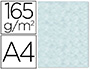 PAPEL DE COR LIDERPAPEL PERGAMINHO COM CANTOS A4 165 GR AZUL EMBALAGEM DE 25 FOLHAS