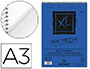BLOCO DE DESENHO AGUARELA CANSON XL MIX MEDIA GRANO MEDIO DIN A3 MICROPERFURADO ESPIRAL 29,7X42CM 30 FOLHAS 300 GR
