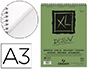 BLOCO DE DESENHO CANSON XL DESSIN DIN A3 LISO MICROPERFURADO ESPIRAL 29,7X42 CM 50 FOLHAS 160 GR