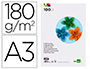 CARTOLINA LIDERPAPEL DIN A3 180 GR 10 CORES SORTIDAS PACK DE 100 UNIDADES