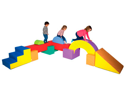 CONJUNTO PSICOMOTROCIDADE 39 SUMO DIDACTIC MULTICOR 355X205X80 CM