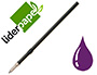 RECARGA ESFEROGRAFICA LIDERPAPEL GUMMY TOUCH RETRATIL 1,0 MM TINTA VIOLETA PACK 10 UNIDADES