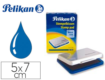 ALMOFADA PARA CARIMBOS PELIKAN N 3, 5 X 7 CM AZUL