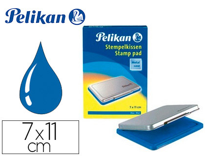 ALMOFADA PARA CARIMBOS PELIKAN N 2, 7 X 11 CM AZUL