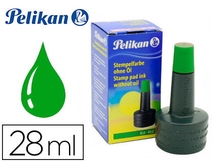 TINTA PARA CARIMBOS PELIKAN 4K FRASCOS 28 ML VERDE