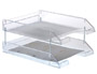TABULEIRO DE SECRETARIA ARCHIVO 2000 PLASTICO TRANSPARENTE CRISTAL 340X260X60 MM