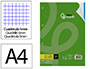 RECARGA LIDERPAPEL DIN A4 100 F 100 GR QUADRICULA5 MM SEM MARGEN 4 FUROS BANDAS DE 5 CORES