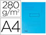 CLASSIFICADOR EXACOMPTA CARTOLINA RECICLADA DIN A4 AZUL 280GR COM 2 ABAS INTERIOR