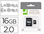 CARTAO DE MEMORIA SD MICRO Q-CONNECT FLASH 16 GB CLASSE 6 COM ADAPTADOR