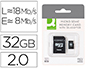 CARTAO DE MEMORIA SD MICRO Q-CONNECT FLASH 32 GB CLASSE 6 COM ADAPTADOR