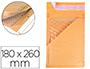 ENVELOPE BORBULHAS Q-CONNECT CREME D/1 180X260 MM CAIXA DE 100 UNIDADES