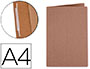 CLASSIFICADOR LIDERPAPEL CARTOLINA KRAFT COM FERRRAGEM PLASTIFICADA MEDIDAS 310X235 MM