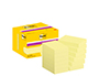BLOCO DE NOTAS ADESIVAS SUPER STICKY 51X76 MM COM 90 FOLHAS656 AMARELO CANARIO