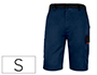 BERMUDA DELTAPLUS COM CINTURA AJUSTAVEL E 5 BOLSOS COR AZUL-LARANJA TAMANHO S