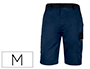 BERMUDA DELTAPLUS COM CINTURA AJUSTAVEL E 5 BOLSOS COR AZUL-LARANJA TAMANHO M