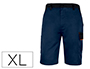 BERMUDA DELTAPLUS COM CINTURA AJUSTAVEL E 5 BOLSOS COR AZUL-LARANJA TAMANHO XL