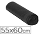 SACO DE LIXO DOMESTICO PRETO COM AUTO FECHO 55 X 60 CM ROLO DE 15 BOLSAS