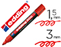 MARCADOR EDDING PERMANENTE 300 VERMELHO PONTA REDONDA 1,5 MM
