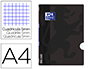 CADERNO AGRAFADO OXFORD OPENFLEX DIN A4 48 F QUADRICULA 5MM COR PRETO