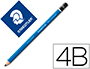 LAPIS DE GRAFITE STAEDTLER MARS LUMOGRAPH 100 4B UNIDADE