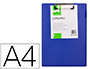PORTA NOTAS Q-CONNECT MINICLIPS PVC DIN A4 AZUL