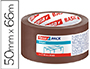 FITA ADESIVA TESA POLIPROPILENO CASTANHA BASIC 66 MT X 50 MM