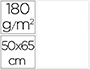CARTOLINA LIDERPAPEL 50X65 CM 180 GR BRANCO PACK DE 25 UNIDADES