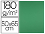 CARTOLINA LIDERPAPEL 50X65 CM 180 GR VERDE NATAL PACK DE 25 UNIDADES