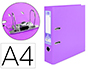 PASTA DE ARQUIVO DE ALAVANCA LIDERPAPEL DOCUMENTA PVC DIN A4 LOMBADA 75 MM LILAS