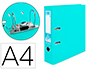 PASTA DE ARQUIVO DE ALAVANCA LIDERPAPEL DOCUMENTA PVC DIN A4 LOMBADA 75 MM VERDE CLARO