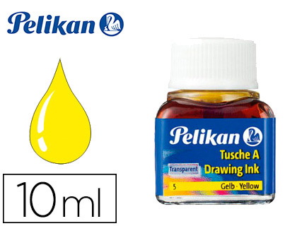 TINTA DA CHINA PELIKAN FRASCO 10ML N 5 AMARELO